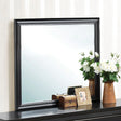 Elegant Traditional Wall Mirror - Black - Furniture Home Direct