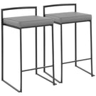 Fuji - Contemporary Style Stackable Counter Stool - Furniture Home Direct