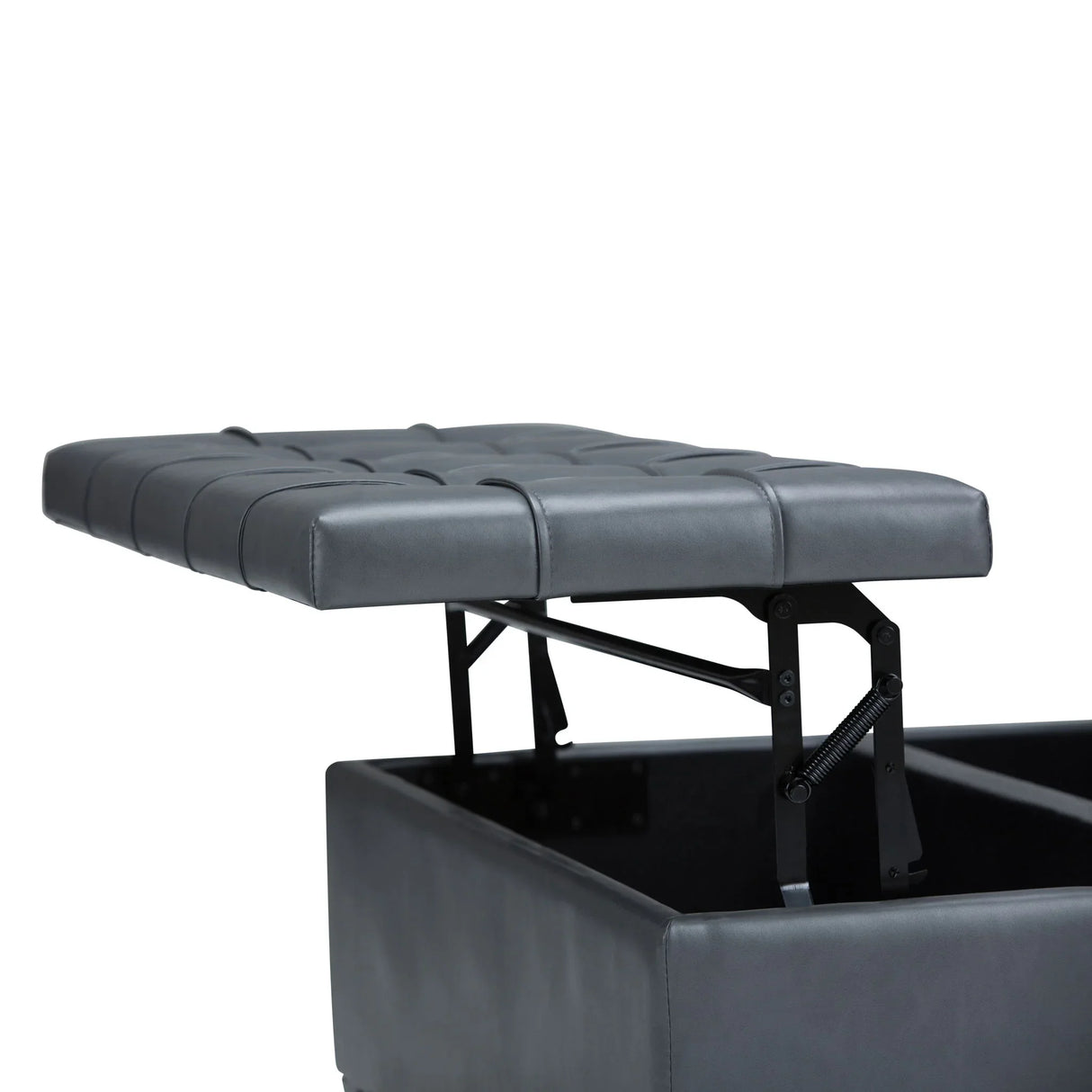 Harrison - Upholstered Coffee Table Storage Ottoman - Furniture Home Direct