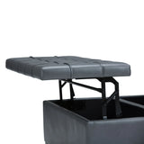 Harrison - Upholstered Coffee Table Storage Ottoman - Furniture Home Direct