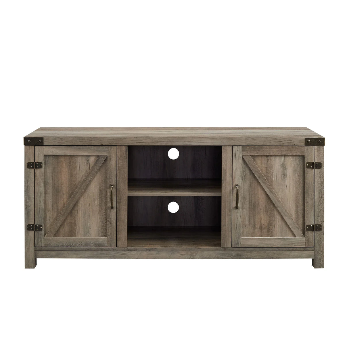 Farmhouse Barn Door TV Stand For TVs Up To 65" - Furniture Home Direct