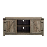 Farmhouse Barn Door TV Stand For TVs Up To 65" - Furniture Home Direct