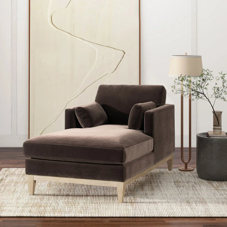 Knox - Modern Farmhouse Chaise Lounge Chair - Furniture Home Direct