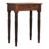 Turned Leg Writing Desk - Chestnut - Furniture Home Direct