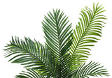 47" Tall, Artificial Plant, Palm Tree, Indoor, Faux, Fake, Floor, Greenery, Potted, Real Touch, Decorative - Green / Black - Furniture Home Direct