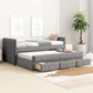 Upholstered Daybed With Trundle And Drawers - Furniture Home Direct