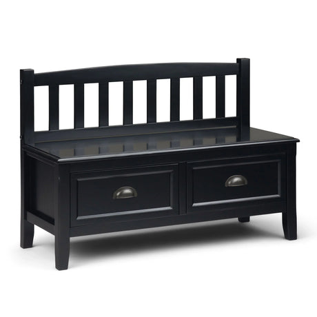 Burlington - Entryway Storage Bench With Drawers - Furniture Home Direct