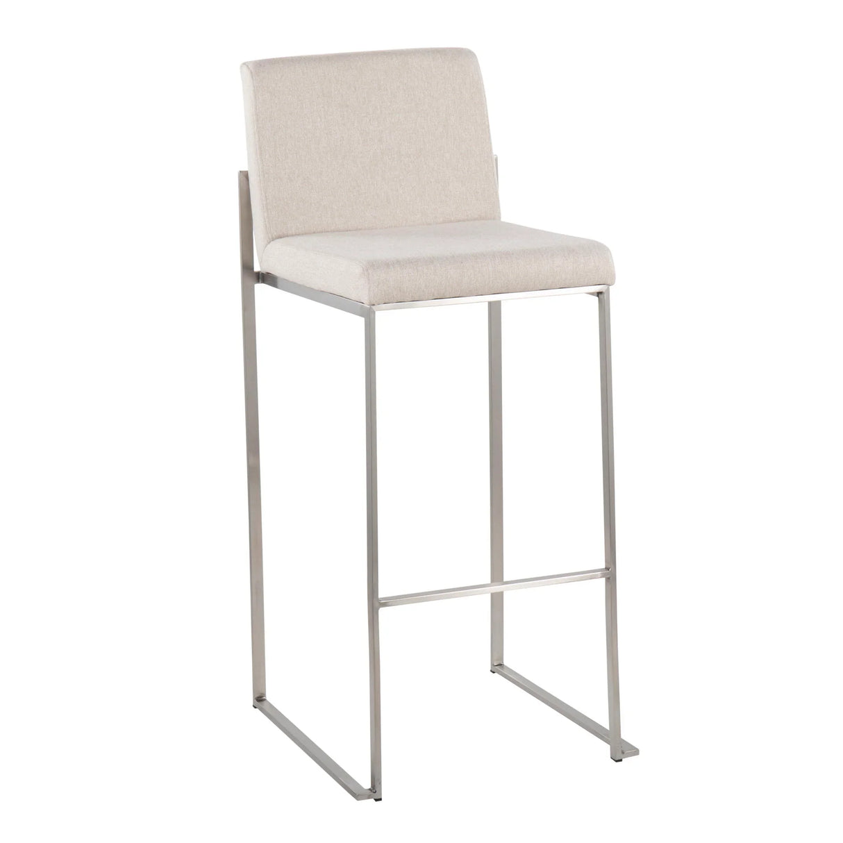 Fuji - Contemporary And Modern Elegance High Back Barstool - Furniture Home Direct