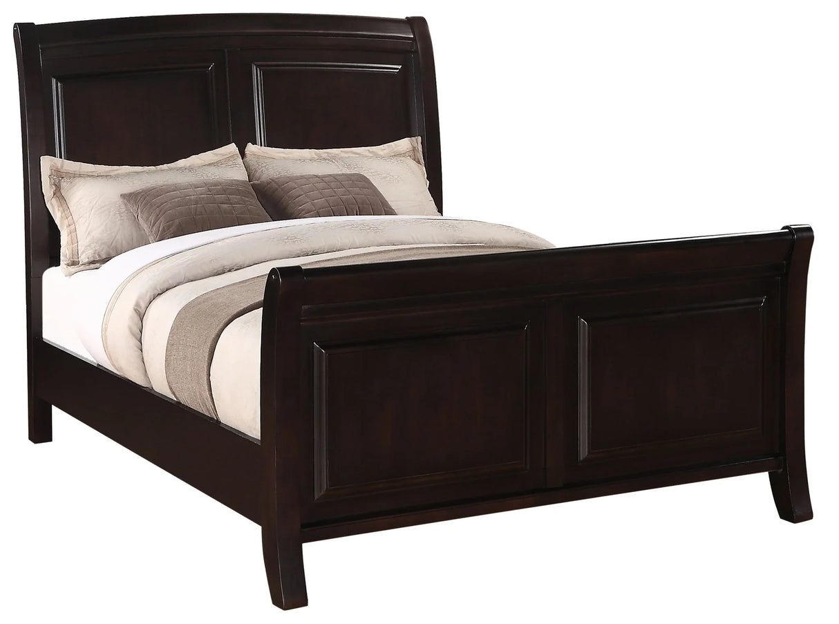 Elegant Transitional Bed - Furniture Home Direct