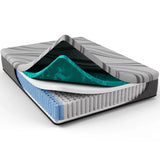 Bib Nl - 12" Pro Gel Hybrid Medium Mattress - Furniture Home Direct