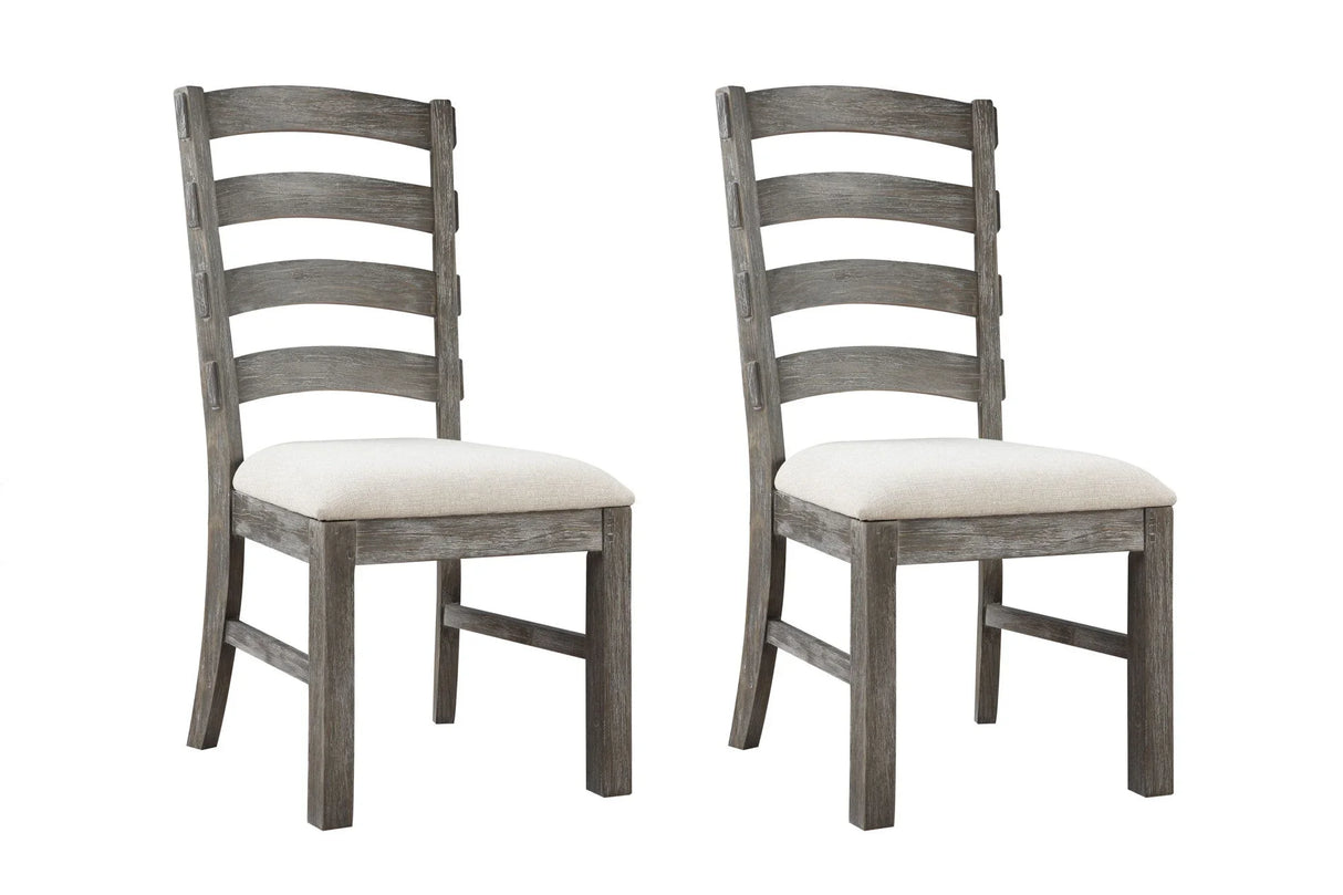 Rusti - Upholstered Dining Chairs (Set of 2) - Brown - Furniture Home Direct