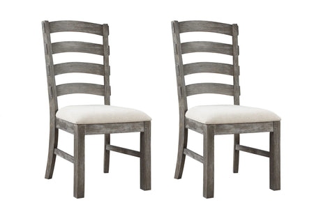 Rusti - Upholstered Dining Chairs (Set of 2) - Brown - Furniture Home Direct