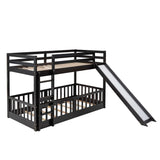 Bunk Bed With Convertible Ladder And Slide - Furniture Home Direct