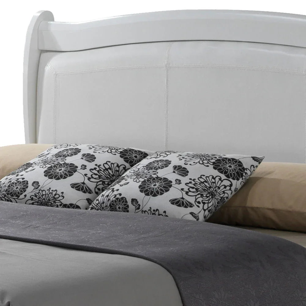 Panel Sleigh Bed Elegantly Crafted - Furniture Home Direct