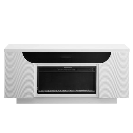 Alessia - Electric Fireplace With Multi Color LED And Flame Settings - Furniture Home Direct