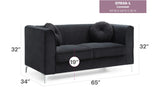 Delray - Micro Suede Loveseat - Furniture Home Direct