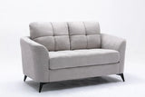 Callie - Woven Fabric Loveseat - Furniture Home Direct