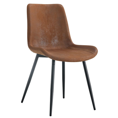 Modern Medieval Style Restaurant Cushioned Chairs With Suede Backrests - Furniture Home Direct
