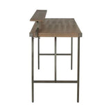 Gia - Industrial Counter Table - Furniture Home Direct