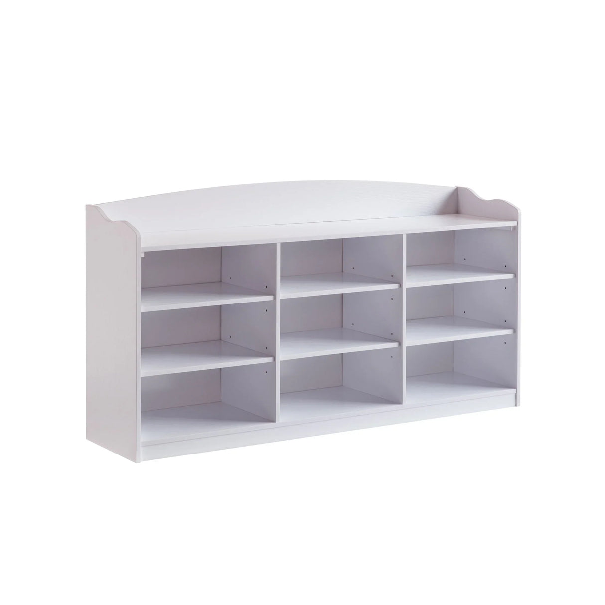Entryway Shoe Storage Bench, Nine Storage Shelves, Entryway Organizer - Furniture Home Direct