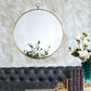 Round Mirror, Circle Mirror With Iron Frame For Living Room Bedroom Vanity Entryway, Hallway - Furniture Home Direct