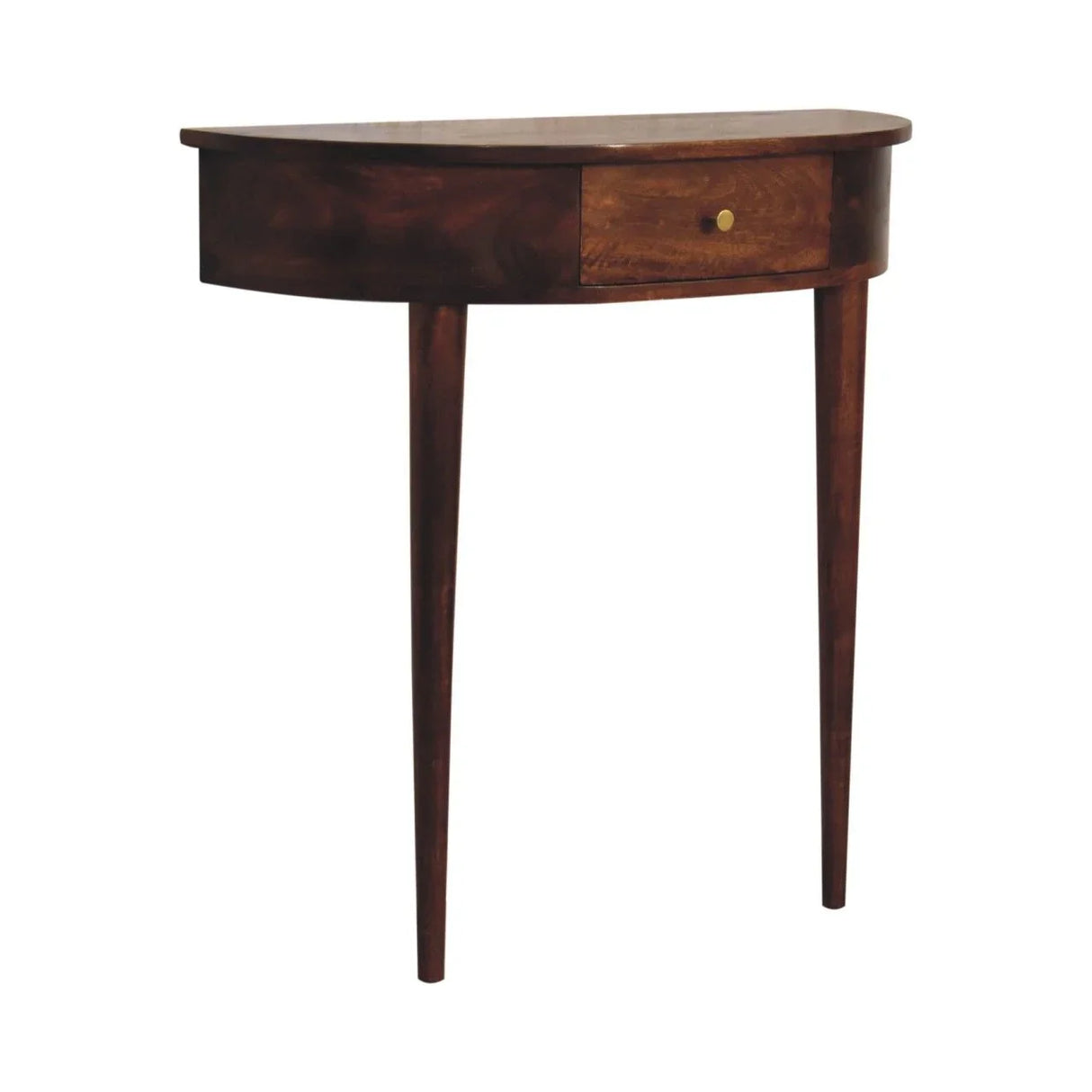 Backless Mounted Console - Brown - Furniture Home Direct