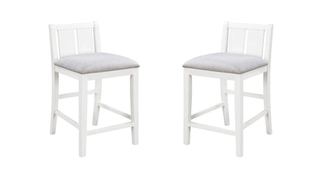 Graham - 20" Upholstered Seat Counter Height Chair (Set of 2) - Furniture Home Direct