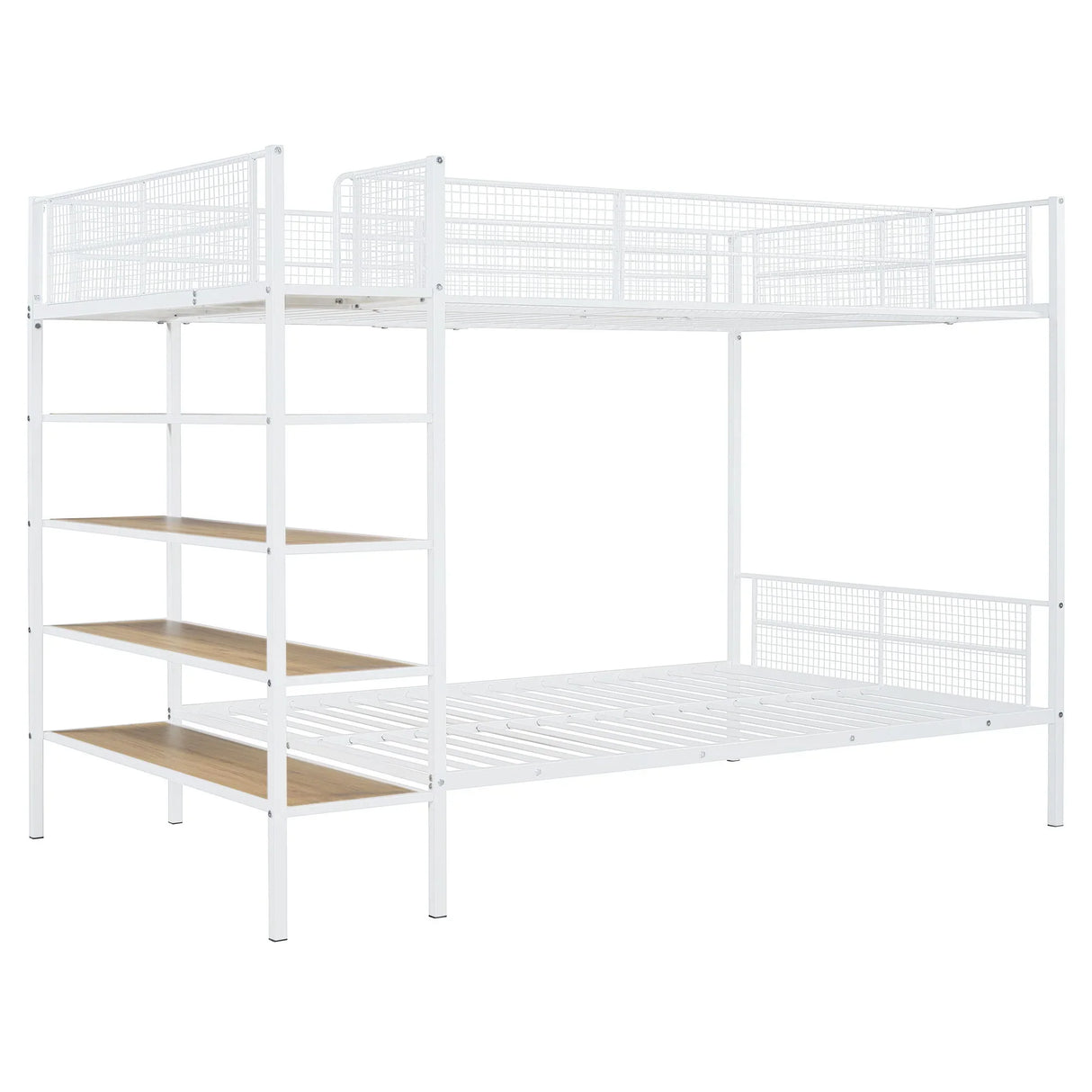 Bunk Bed With 5 Tier Shelves - Furniture Home Direct