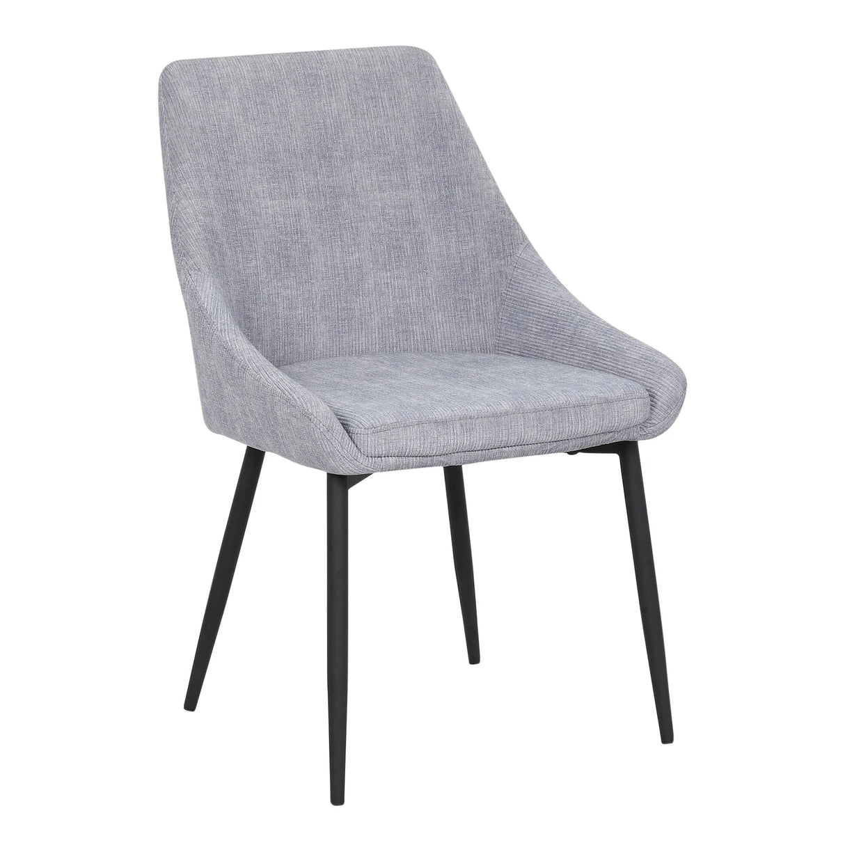 Diana - Contemporary Chair (Set of 2) - Black / Gray - Furniture Home Direct