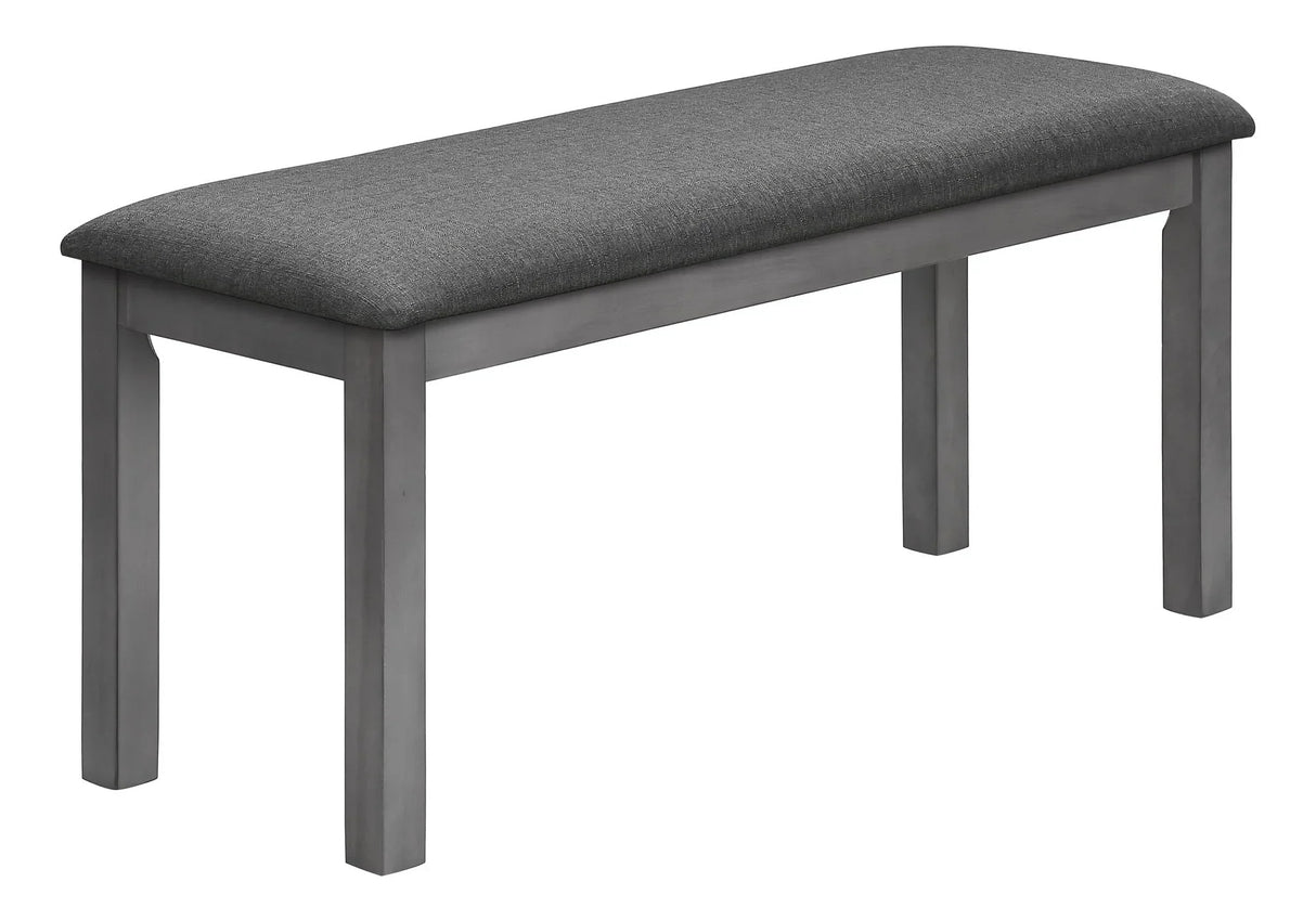 Bench, Rectangular, Upholstered, Dining Room, Entryway, Transitional - Furniture Home Direct