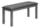 Bench, Rectangular, Upholstered, Dining Room, Entryway, Transitional - Furniture Home Direct