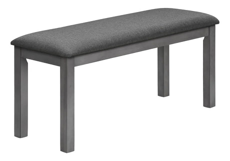Bench, Rectangular, Upholstered, Dining Room, Entryway, Transitional - Furniture Home Direct