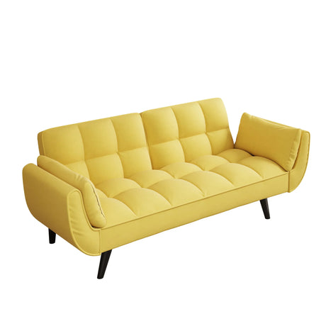 Sofa Soft Two Armrests Throw Pillow Pillow Comfortable Fit Apartment Bedroom Small Space - Furniture Home Direct