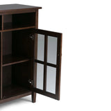 Warm Shaker - Handcrafted Medium Storage Media Cabinet - Furniture Home Direct