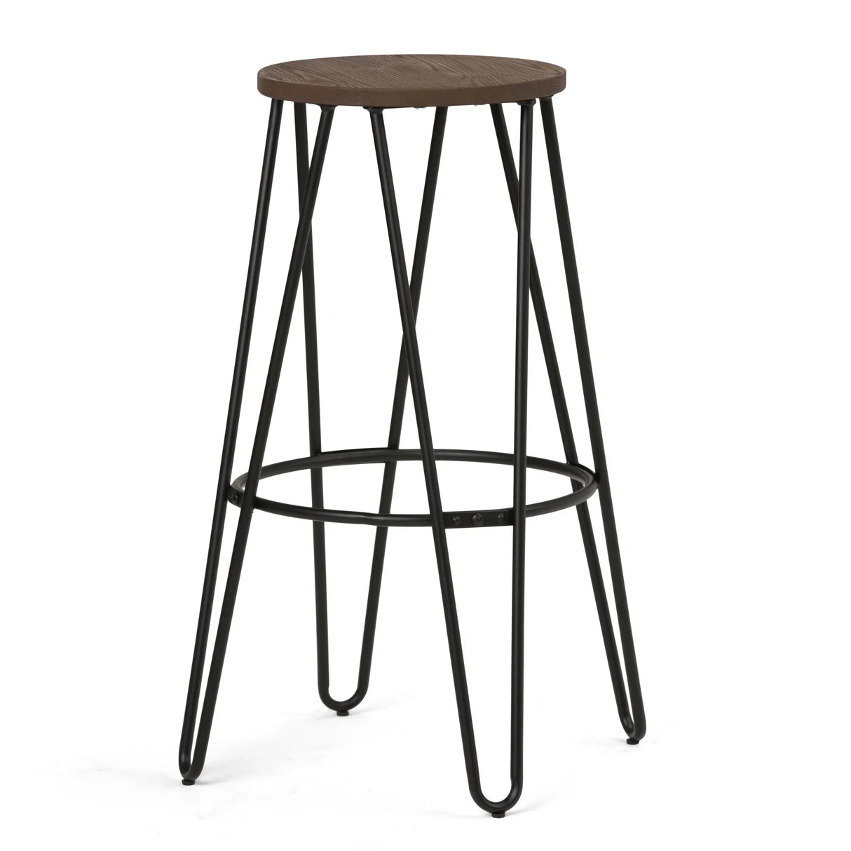 Simeon - Multifunctional Metal Stool With Wood Seat - Furniture Home Direct