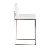 Fuji - Contemporary High Back Counter Stool, Functional Design - Furniture Home Direct