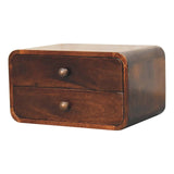 Curved Wall Mounted Bedside Nightstand - Furniture Home Direct