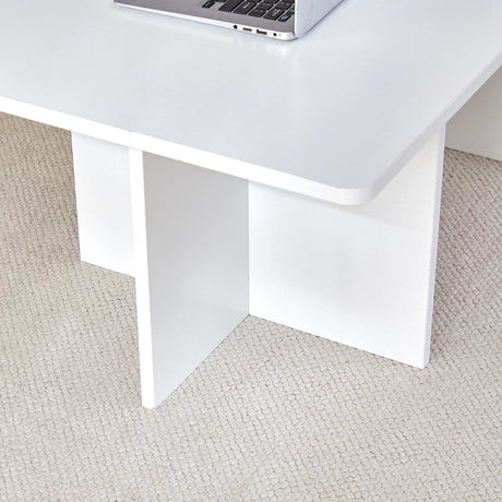 Coffee Table With X Leg Design For Living Room White - Furniture Home Direct