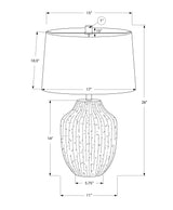 Lighting, Table Lamp, Ceramic, Transitional - Cream - Furniture Home Direct