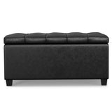 Sienna - Transitional Storage Ottoman Bench - Furniture Home Direct