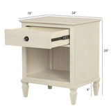 Victoria - Nightstand With Open Storage - Furniture Home Direct