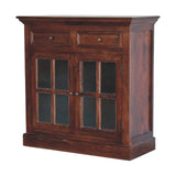 Glazed Cabinet - Cherry - Furniture Home Direct