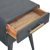 Bedside Table - Teal - Furniture Home Direct