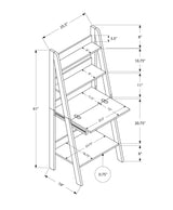 Computer Desk For Home Office, Laptop, Leaning, Storage Shelves - Furniture Home Direct