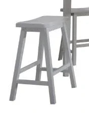 Gaucho - 5 Pieces Pack Counter Height Table Set - White - Furniture Home Direct