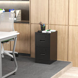 Modern Drawer Metal Vertical File Cabinet With Lock And Card Slot For Office - Furniture Home Direct