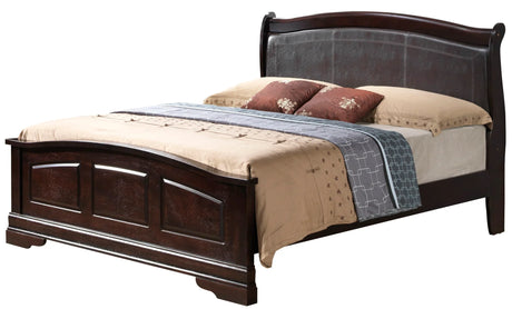 Panel Sleigh Bed Elegantly Crafted - Furniture Home Direct