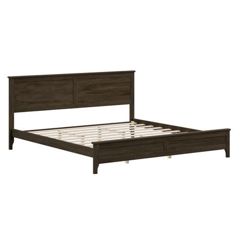 Modern Solid Wood Platform Bed - Furniture Home Direct