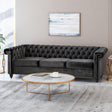Traditional Charcoal Gray Sofa - Furniture Home Direct