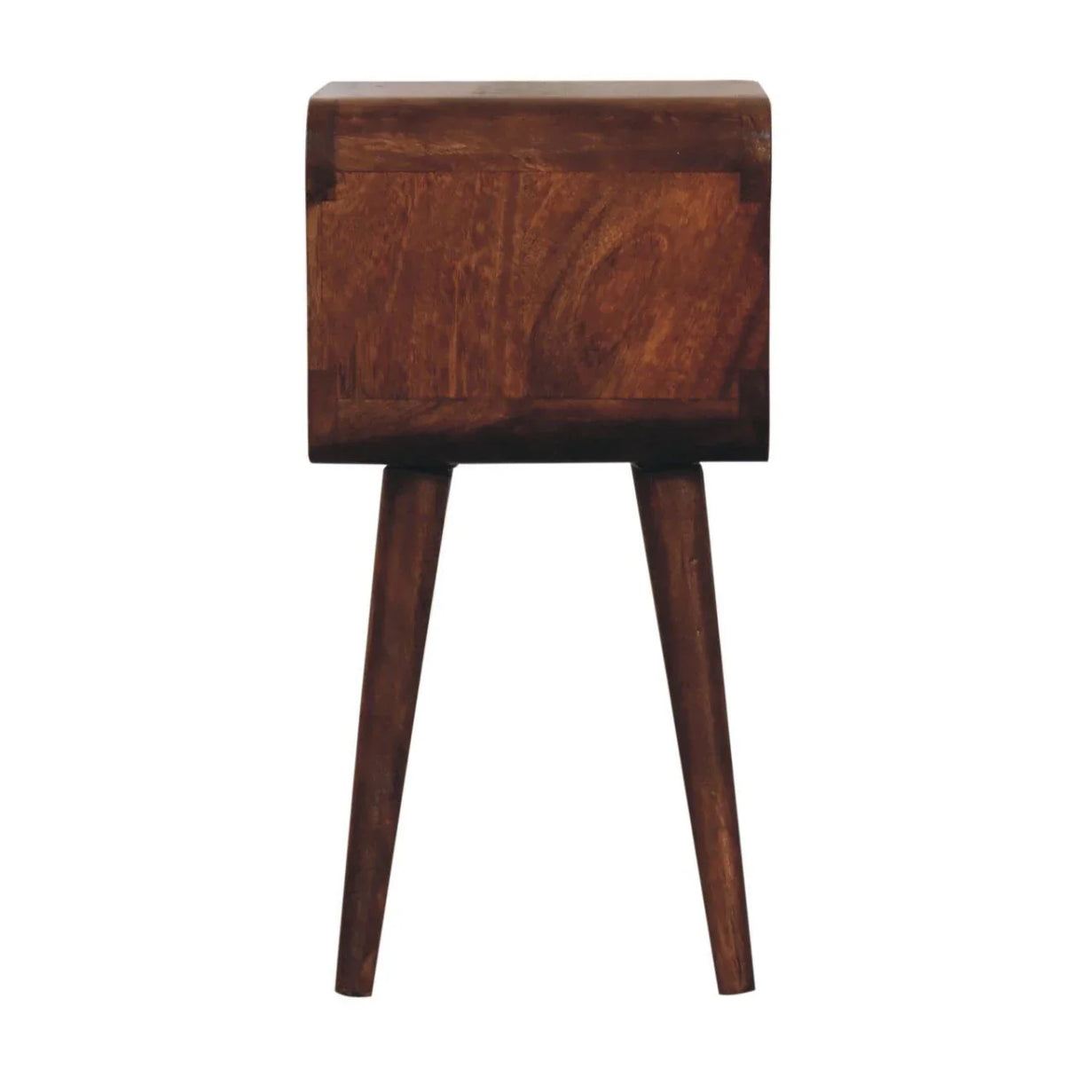 Minimalist Open Curved Nightstand - Furniture Home Direct